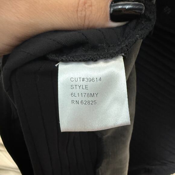 Tadashi Shoji Lace Sheath Dress Sleeveless Black Size Large - Picture 4 of 5